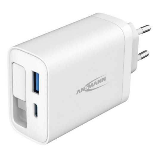 Ladegerät USB Ansmann 1001-0186 30W Power Delivery 3.0 Quick Charge Weiß