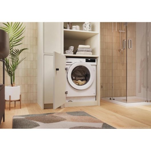 Máquina de Lavar Roupa Candy BC4S68M6D8J-S 8 Kg 1600rpm Classe A Branco WiFi IA