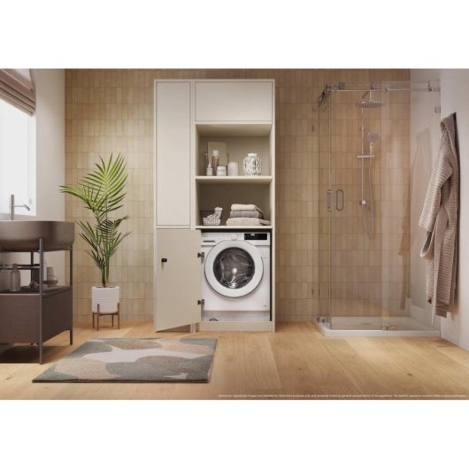 Máquina de Lavar Roupa Candy BC4S68M6D8J-S 8 Kg 1600rpm Classe A Branco WiFi IA