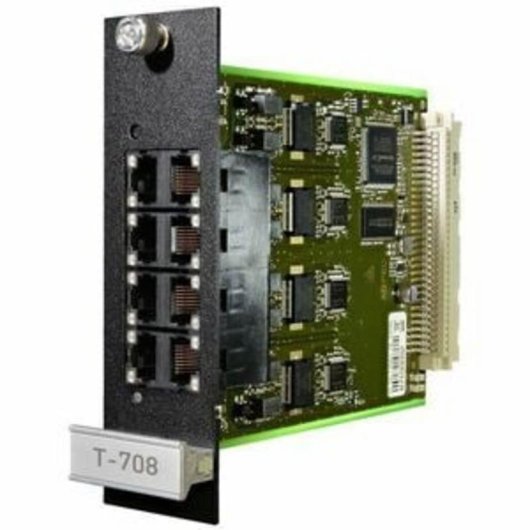 Módulo AGFEO T-708 para Central Telefónica Negro y Verde