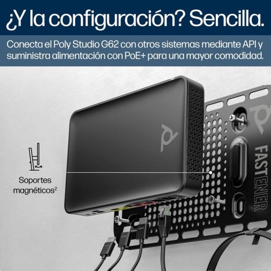 Sistema de videoconferencia Poly Studio G62 4K Ultra HD 10 personas Negro