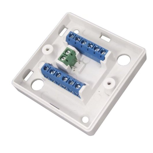 Allarme Abus VT5101W Bianco ABS Sintetico Interno Compatto Resistente