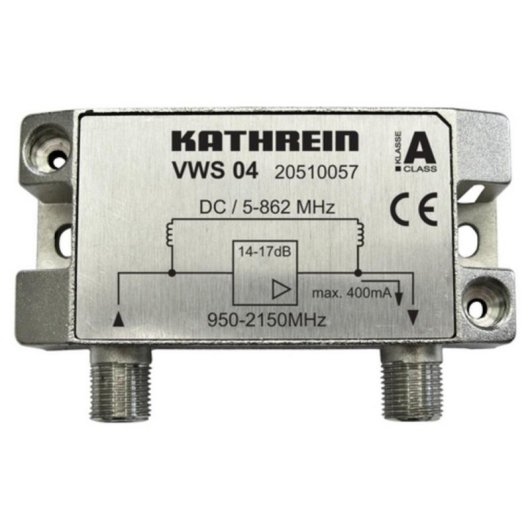 Amplificador de sinal TV Kathrein VWS 04 Conector F