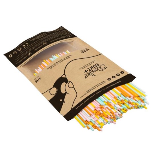 Filamento plástico compostable 3Doodler Start Eco Fire and Ice 2,5 mm 250 piezas