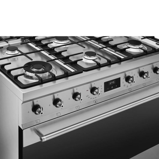 Cocina Smeg Symphony C9GMX2 Independiente Gas 6 Zonas 115 L Clase A