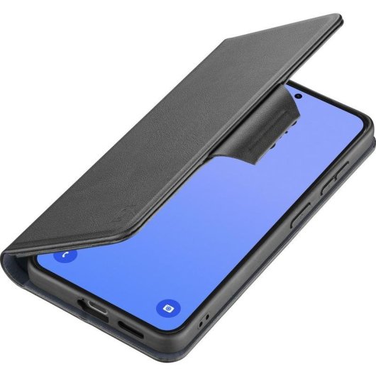 Funda para móvil Cellularline Book Agenda Folio Cuir Noir RFID pour Galaxy S26 Ultra
