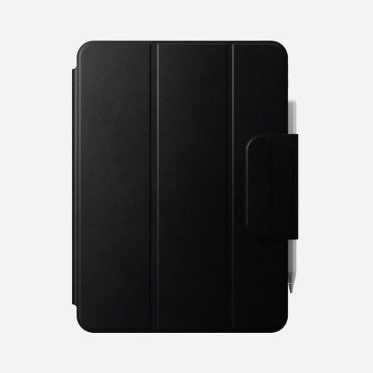 Capa Nomad Leather Folio para iPad Pro 11" (M4/M5) - Preto