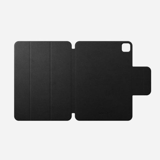 Capa Nomad Leather Folio para iPad Pro 11" (M4/M5) - Preto