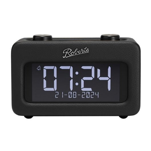 Reloj Despertador Roberts Radio Revival Rest Negro DAB+ FM Bluetooth