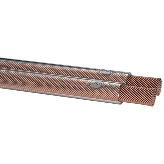 Goobay 15126 Cavo Altoparlanti Trasparente | Rame 2x1,5 Mm² | Diametro 6 Mm | 10 Metri