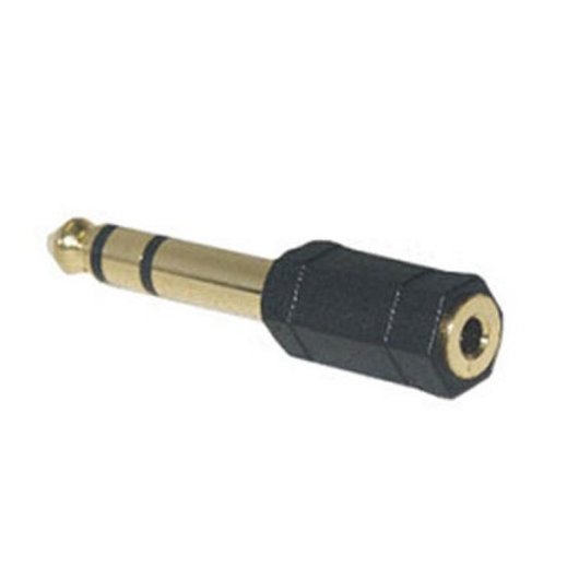 Adaptateur audio MCL CG-703HQ 6.3mm mâle vers 3.5mm femelle noir