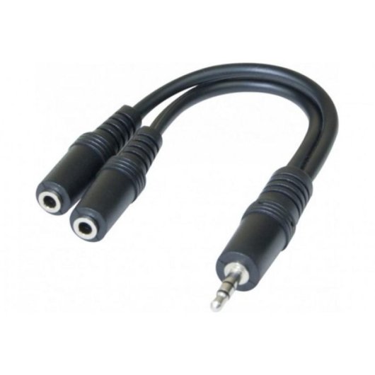 Divisore audio Hypertec 3.5 mm maschio a 2x 3.5 mm femmina 0,15 m Nero