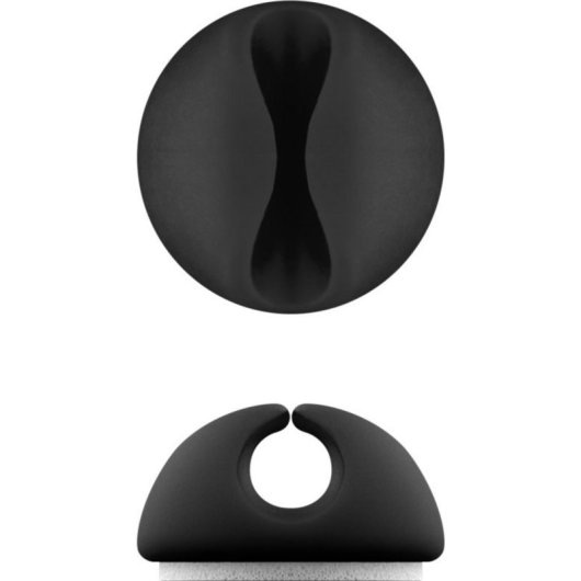 Soporte para cables Goobay 95040 Universal Negro Autoadhesivo