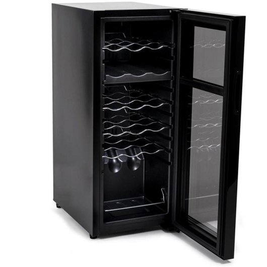 Cantina per Vino Melchioni Vermentino 18 C Dual 18 bottiglie Nero