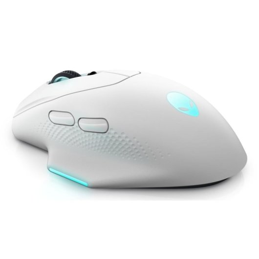 Ratón Dell Alienware AW620M Inalámbrico 26000 DPI Blanco RGB 7 Botones