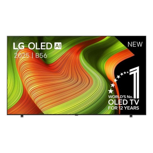 TV LG OLED AI OLED83B56LA 83" 4K UltraHD 120Hz Smart TV WebOS HDR10 Dolby Vision Atmos