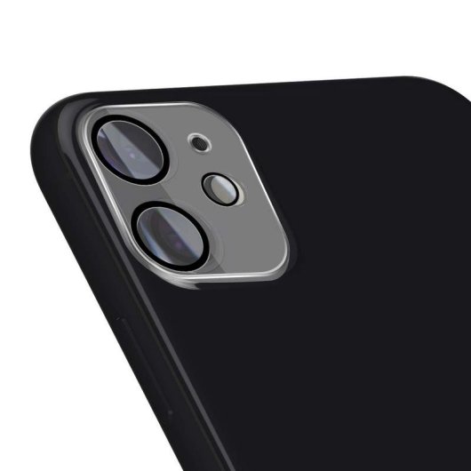 Protector de cámara Crong para iPhone 11, vidrio templado 9H, transparente