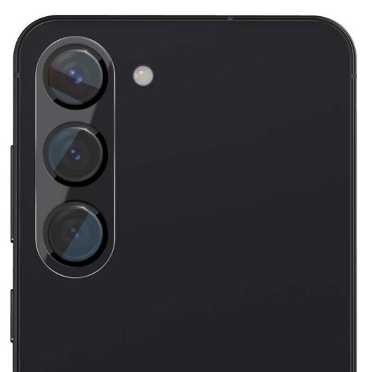 Kameraprotector Crong für Samsung Galaxy S23, gehärtetes Glas 9H, transparent