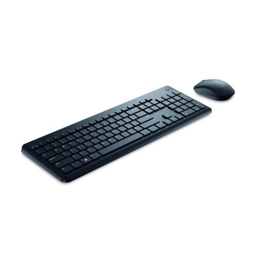 Tastatur Dell KM3322W kabellos komplett mit optischer ambidexter Maus