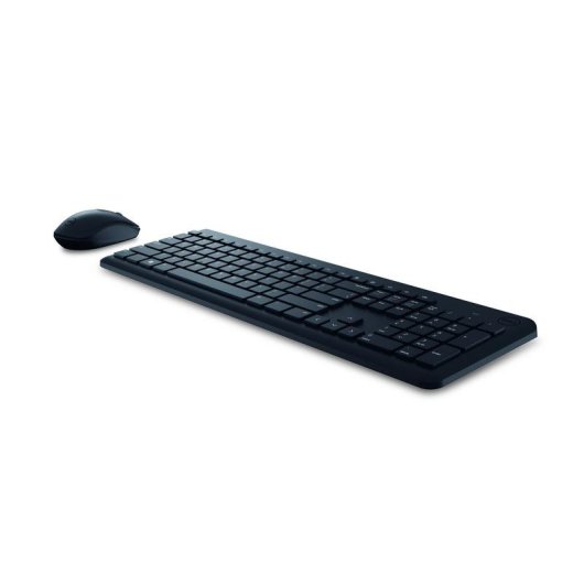 Tastatur Dell KM3322W kabellos komplett mit optischer ambidexter Maus