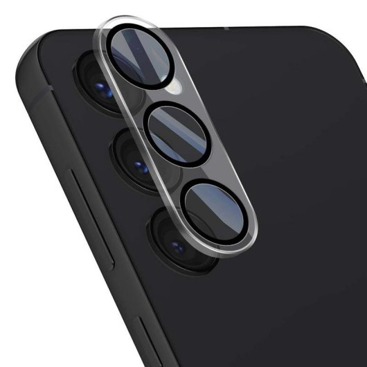 Kameraschutz Crong für Samsung Galaxy S23+ Transparent Gehärtetes Glas 9H Blasenfreie Installation