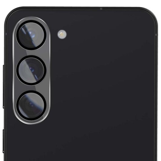 Kameraschutz Crong für Samsung Galaxy S23+ Transparent Gehärtetes Glas 9H Blasenfreie Installation