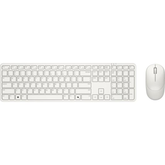 Clavier Dell Pro 5 KM526 sans fil complet avec souris optique blanche