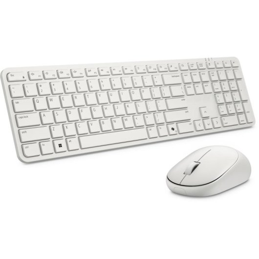 Clavier Dell Pro 5 KM526 sans fil complet avec souris optique blanche
