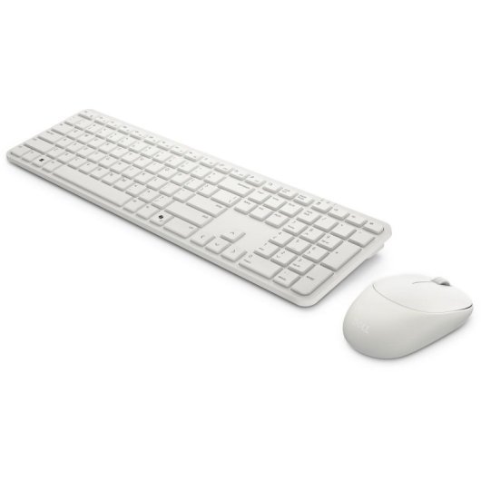 Clavier Dell Pro 5 KM526 sans fil complet avec souris optique blanche