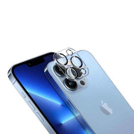 Kameraprotector Crong für iPhone 13 Pro/13 Pro Max, gehärtetes Glas 9H, transparent
