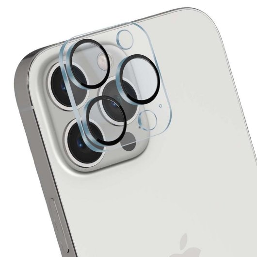Kameraprotector Crong für iPhone 13 Pro/13 Pro Max, gehärtetes Glas 9H, transparent