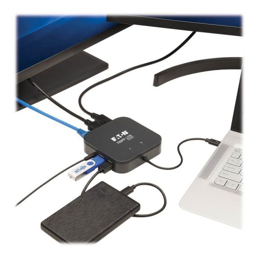 Base para portátil Thunderbolt 3 Eaton Tripp Lite MTB3-DOCK-04 40 Gbit/s Preto