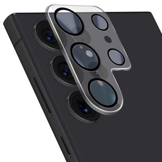 Kameraprotector Crong für Samsung Galaxy S23 Ultra, transparentes gehärtetes Glas