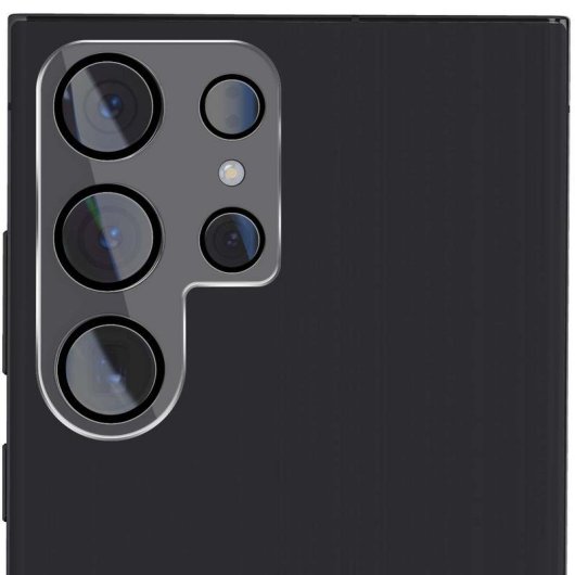 Kameraprotector Crong für Samsung Galaxy S23 Ultra, transparentes gehärtetes Glas