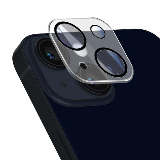 Kameraprotector Crong für iPhone 14/14 Plus, gehärtetes Glas 9H, transparent