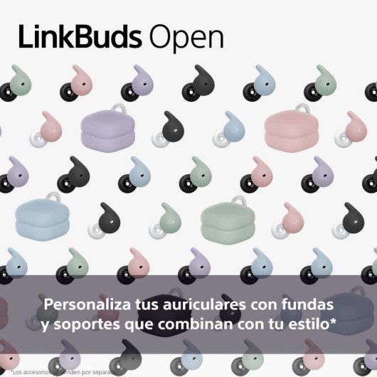 Funda per auriculi Sony HACL910CV Violeta per LinkBuds Open