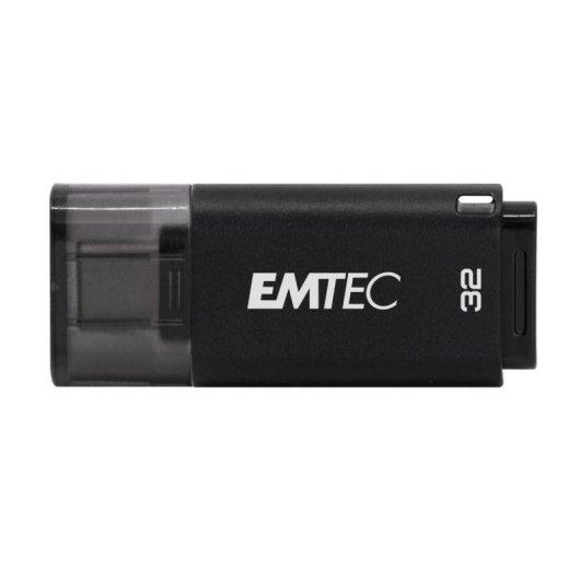 Pen USB Emtec D400 32 GB USB Tipo C 3.2 Gen 1 Preto Leve