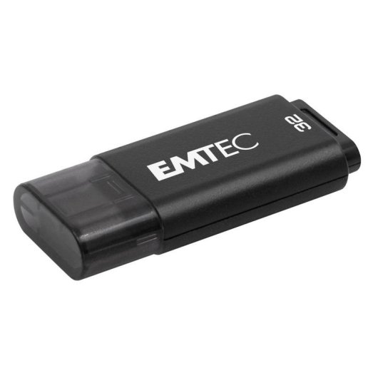 Pen USB Emtec D400 32 GB USB Tipo C 3.2 Gen 1 Preto Leve