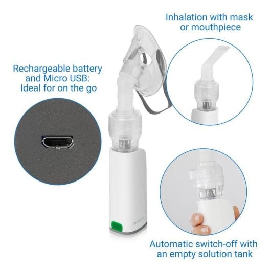 Inhalateur Medisana IN 530 Batterie Rechargeable Blanc