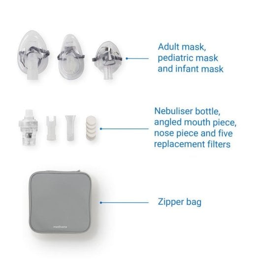 Inhalateur Medisana IN 530 Batterie Rechargeable Blanc