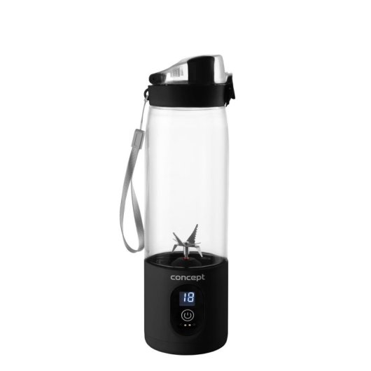 Batidora de vaso portátil Concept SM4001 315 W 0,58 L Negro Acero inoxidable