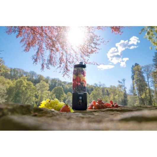 Batidora de vaso portátil Concept SM4001 315 W 0,58 L Negro Acero inoxidable