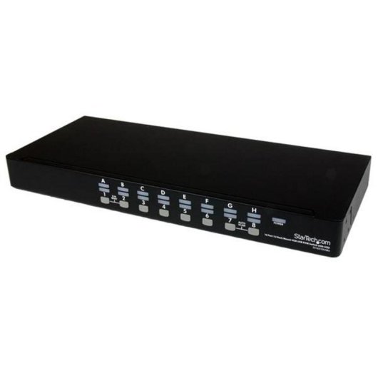 Conmutador KVM USB StarTech 16 puertos montaje rack 1U OSD VGA