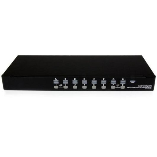 Conmutador KVM USB StarTech 16 puertos montaje rack 1U OSD VGA