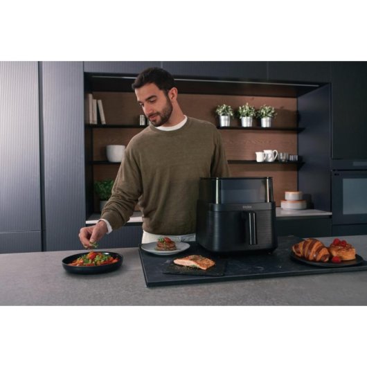 Friteuse sans Huile Haier I-Master Series 3 Grand View 7L 1650W avec Visibilité 360° et 8 Programmes