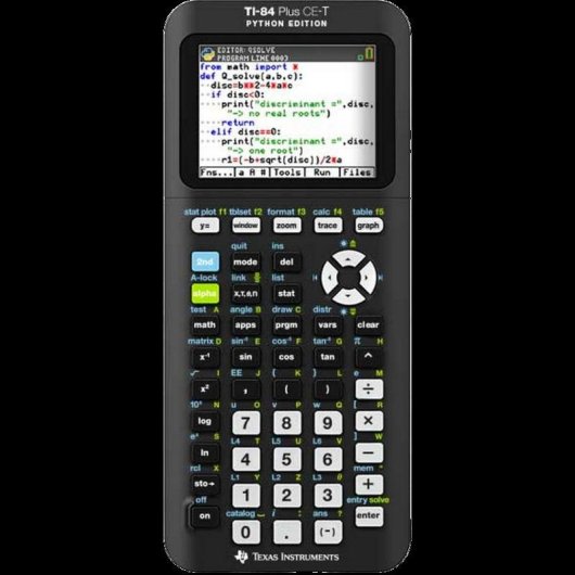 Calculadora gráfica Texas Instruments TI-84 Plus CE-T 2.8" Preto