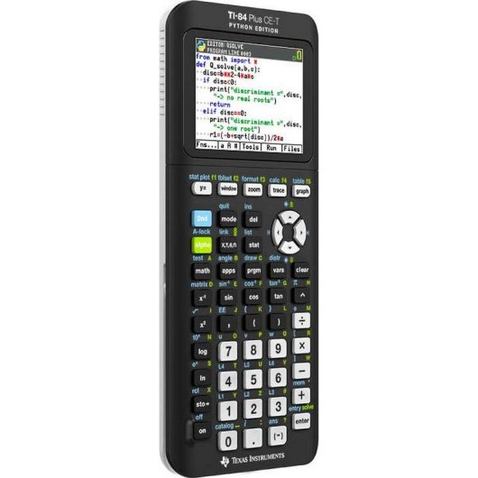 Calculadora gráfica Texas Instruments TI-84 Plus CE-T 2.8" Preto