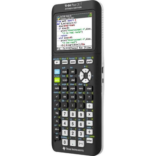 Calculadora gráfica Texas Instruments TI-84 Plus CE-T 2.8" Preto