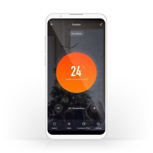 Calefactor de Pared Nedis WIFIHTPL20FWT 2000W Wifi