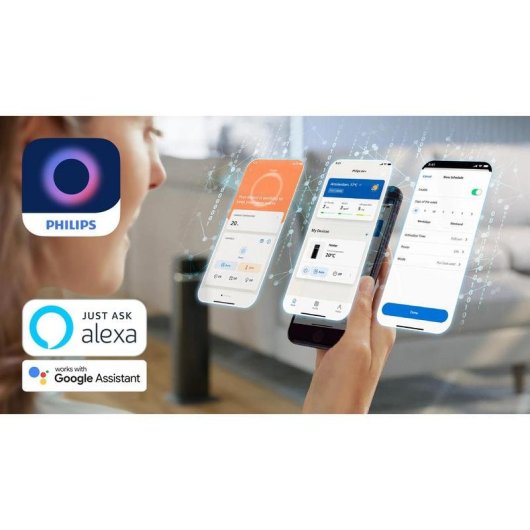 Calefactor Cerámico Philips Serie 5000 CX5120/11 2000W Wifi Bajo Consumo